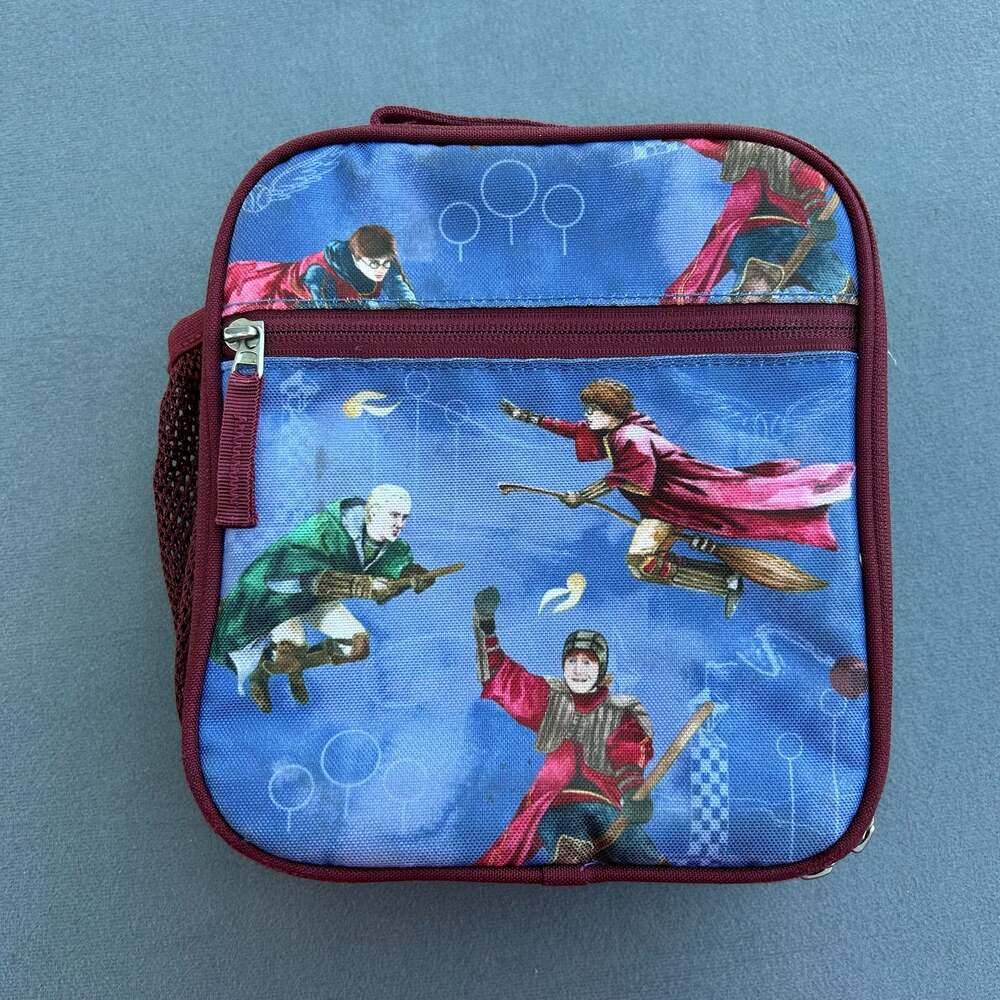 Harry Potter Quidditch Pottery Barn Print Insulated Lunch Box Z1